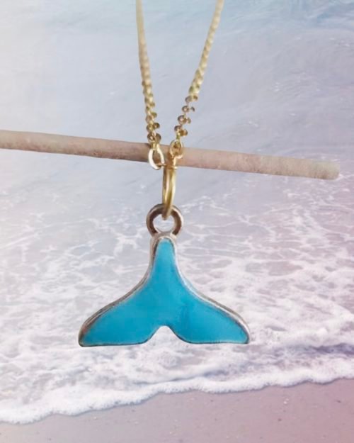 Collar Dolphin turquoise