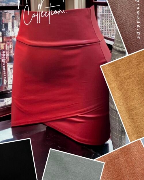 Minifalda Nicole (efecto cuero)